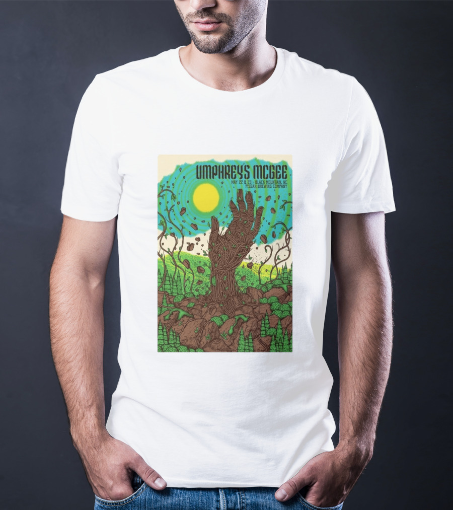 Umphrey's McGee May 22 23 Black Mountain NC Pisgah Brewing Company Tour T-Shirt