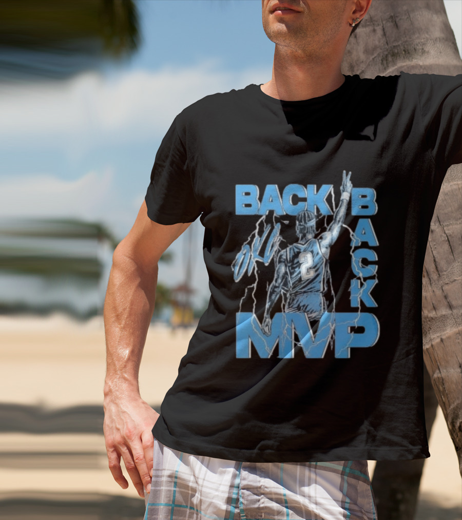 Back To Back MVP Shai Gilgeous Alexander Lightning Number 2 T-Shirt