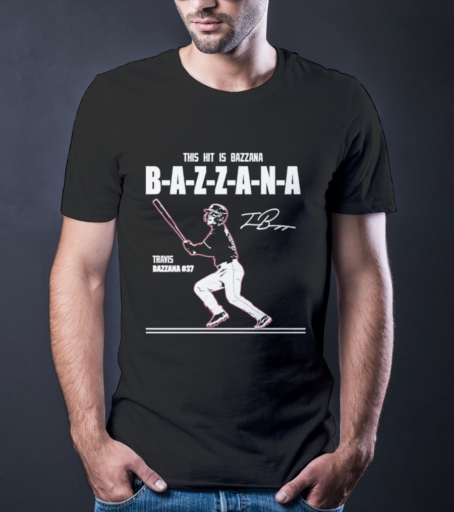 Travis Bazzana 37 Cleveland Baseball This Hit Is Bazzana Bazzana T-Shirt
