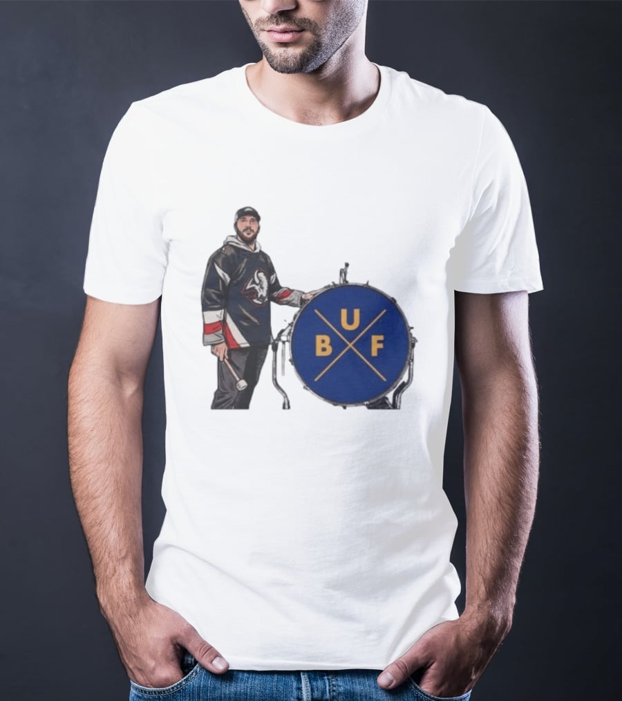Buffalo Sabres Hockey Josh BUF Drum Team Spirit T-Shirt