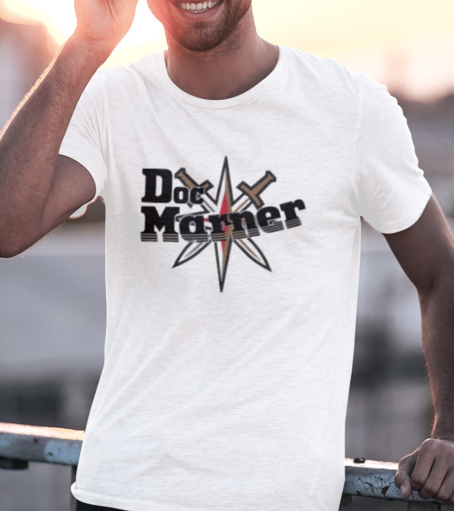 Doc Marner Swords Icon Starburst T-Shirt