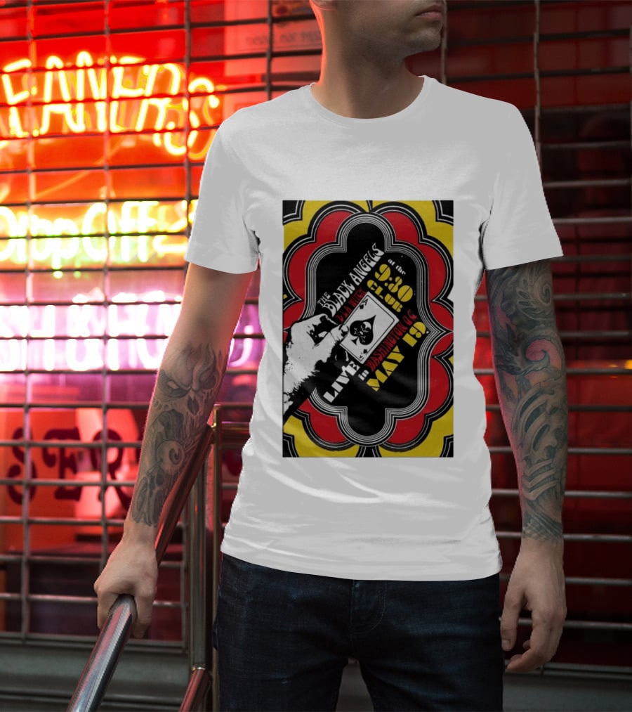 The Black Angels Live Washington D.C. May 19 Playing Card T-Shirt