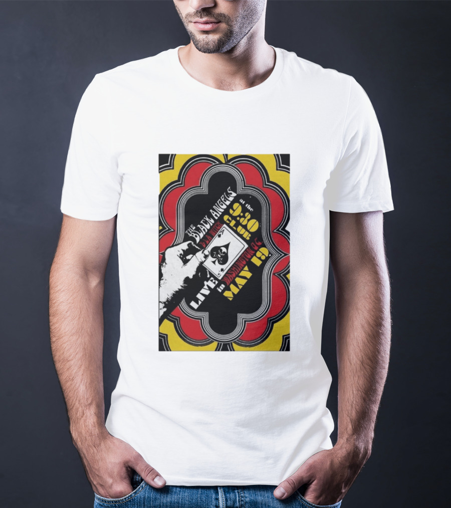 The Black Angels Live Washington D.C. May 19 Playing Card T-Shirt