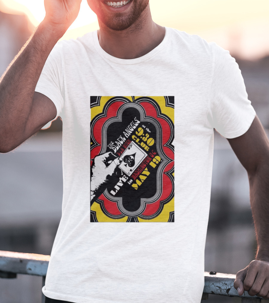 The Black Angels Live Washington D.C. May 19 Playing Card T-Shirt