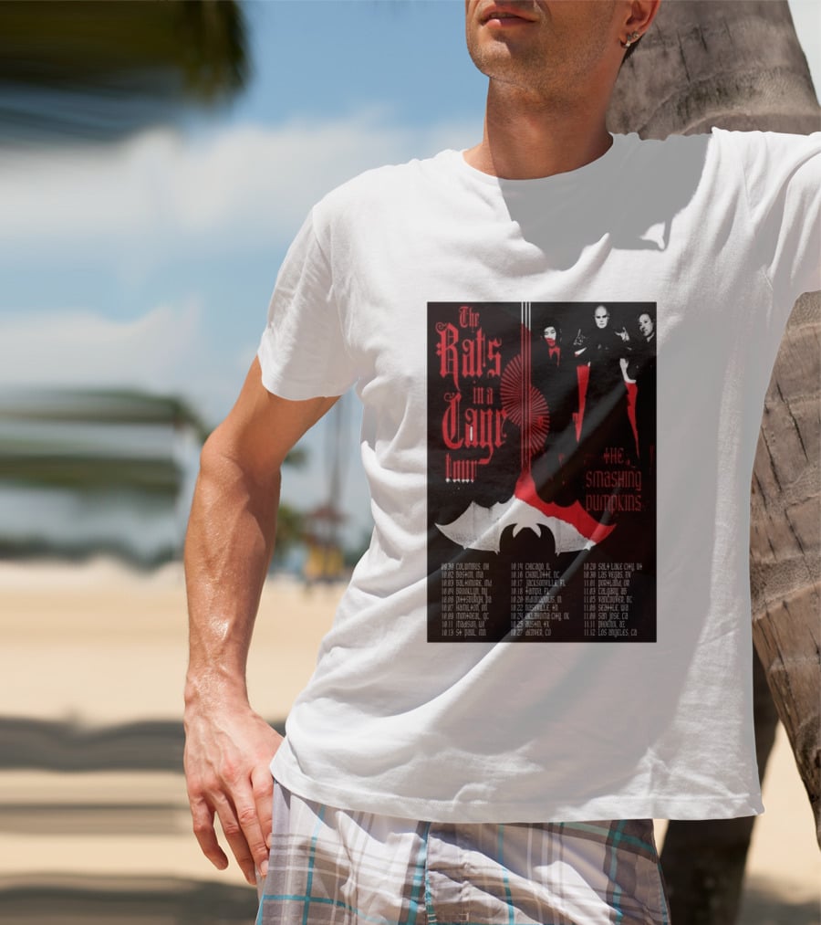 The Smashing Pumpkins Rats In A Cage Tour 2026 T-Shirt