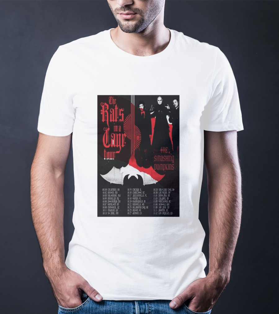 The Smashing Pumpkins Rats In A Cage Tour 2026 T-Shirt