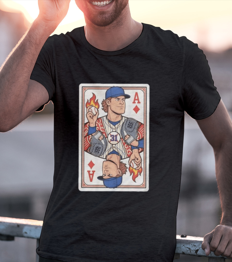 Cam Schlittler Ace Of Diamonds Poker Card Yankees Number 31 T-Shirt
