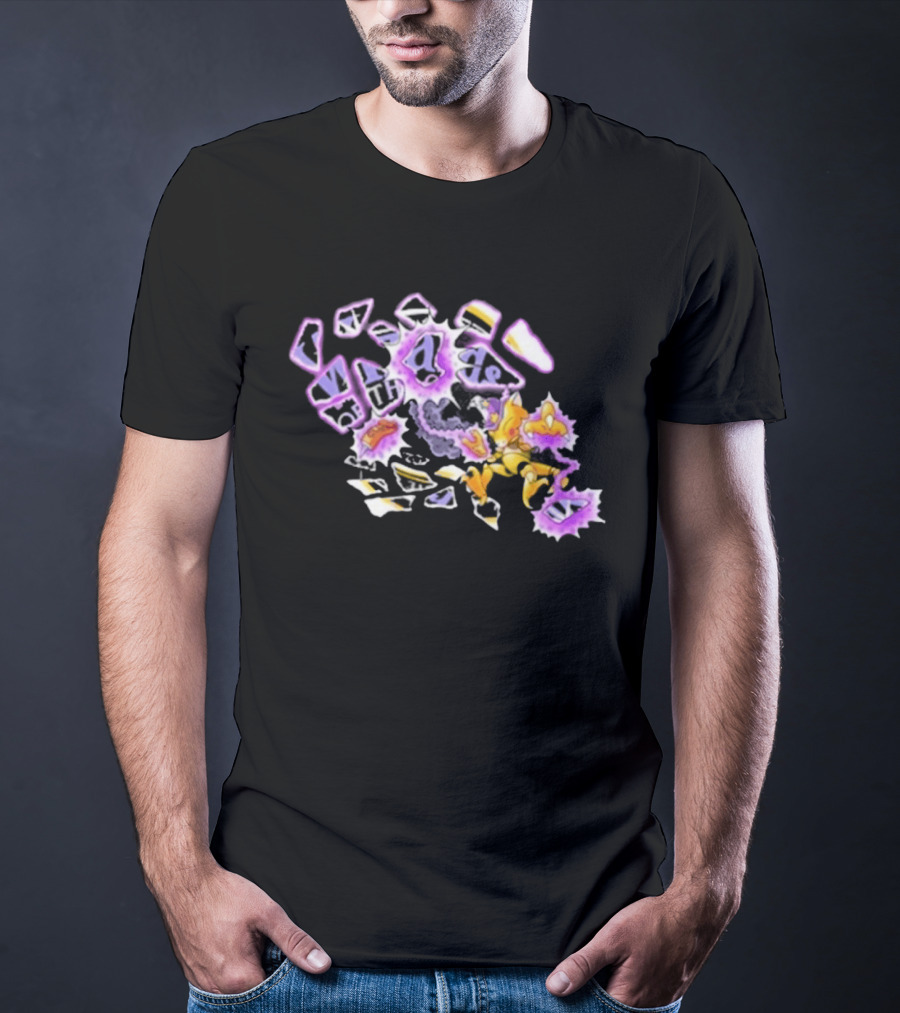 Pokémon Alakazam Psybeam Wizards Collaboration T-Shirt