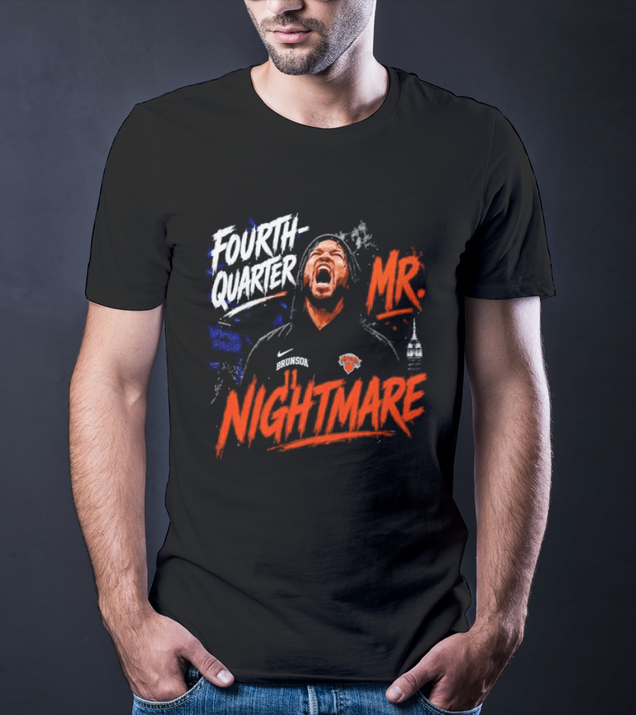 Fourth Quarter Mr. Nightmare New York Knicks T-Shirt