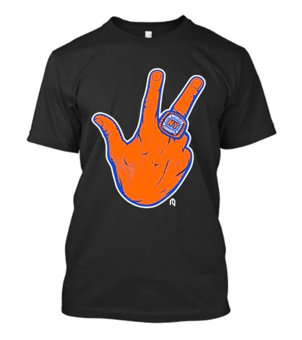 World Champion NY Ring Finger Gesture T-Shirt