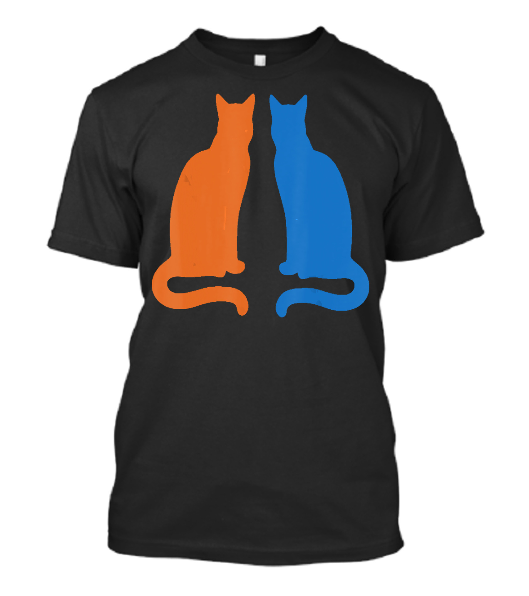Surviving Cat Support Animals Silhouette Duo T-Shirt