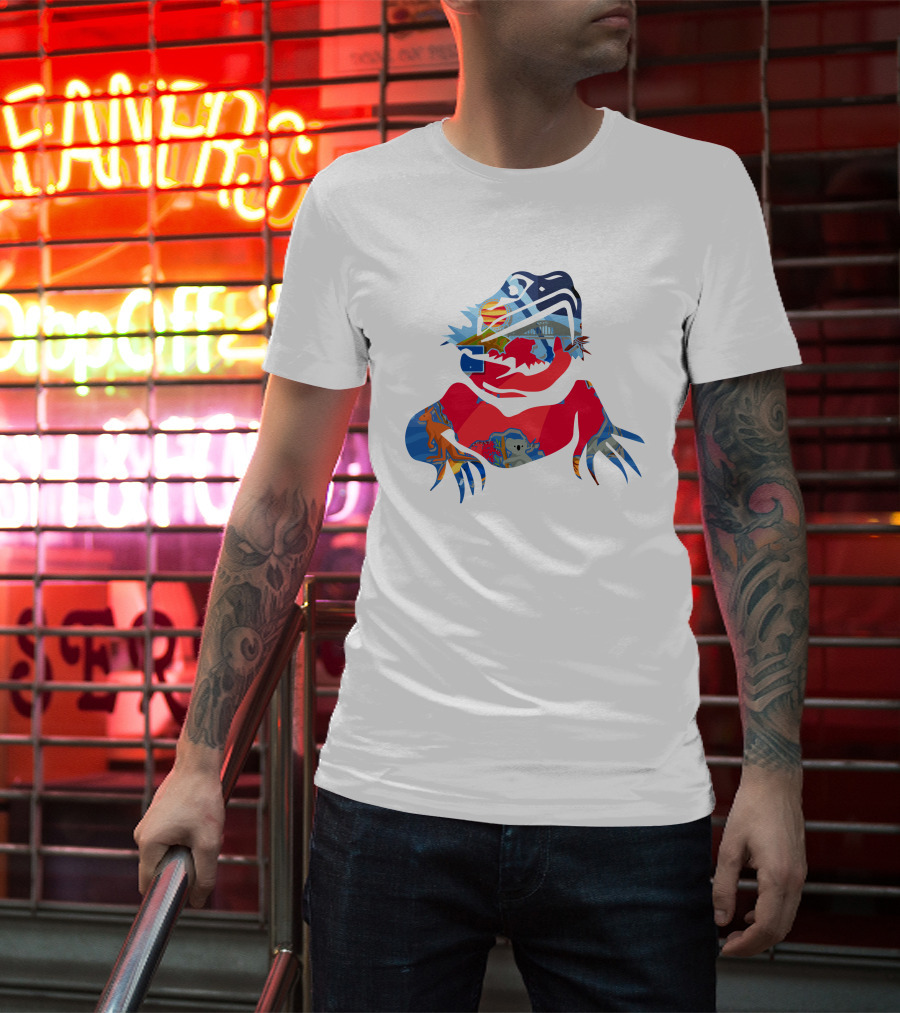 AUSTRALIA BEARDED DRAGON KOALA SYDNEY OPERA HOUSE BEACH SUNSET LANDSCAPE T-Shirt