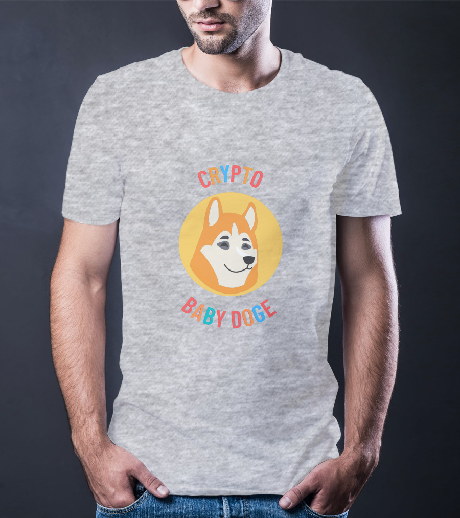 Crypto Baby Doge Iconic Circle T-Shirt