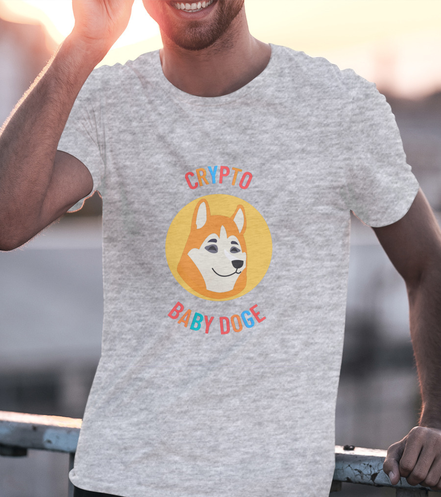 Crypto Baby Doge Iconic Circle T-Shirt