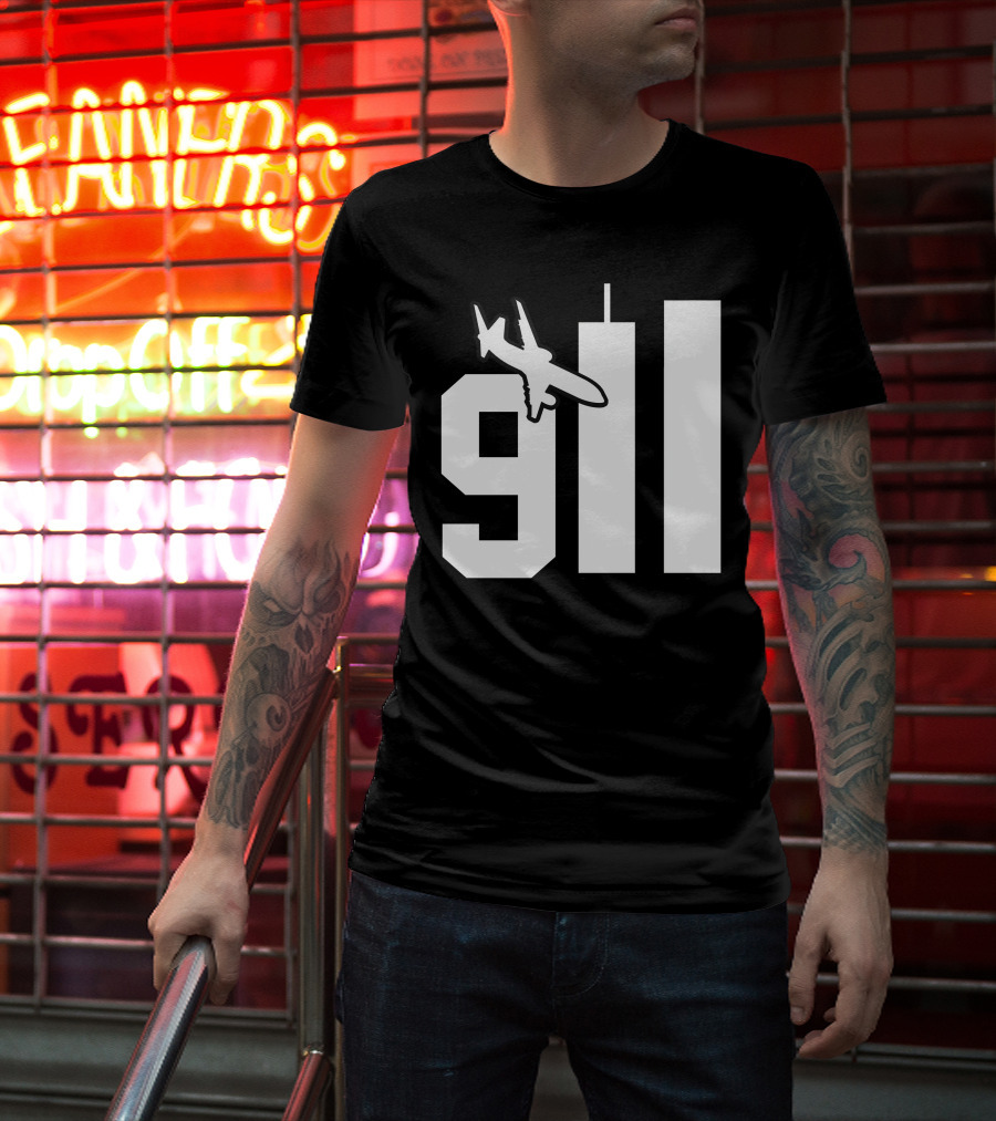 Patriotic 911 Patriot Day Memorial Twin Towers T-Shirt