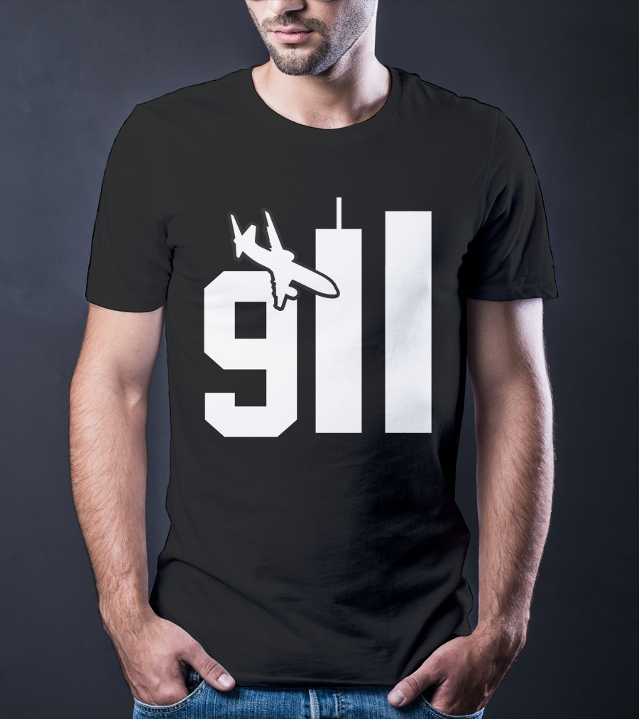 Patriotic 911 Patriot Day Memorial Twin Towers T-Shirt