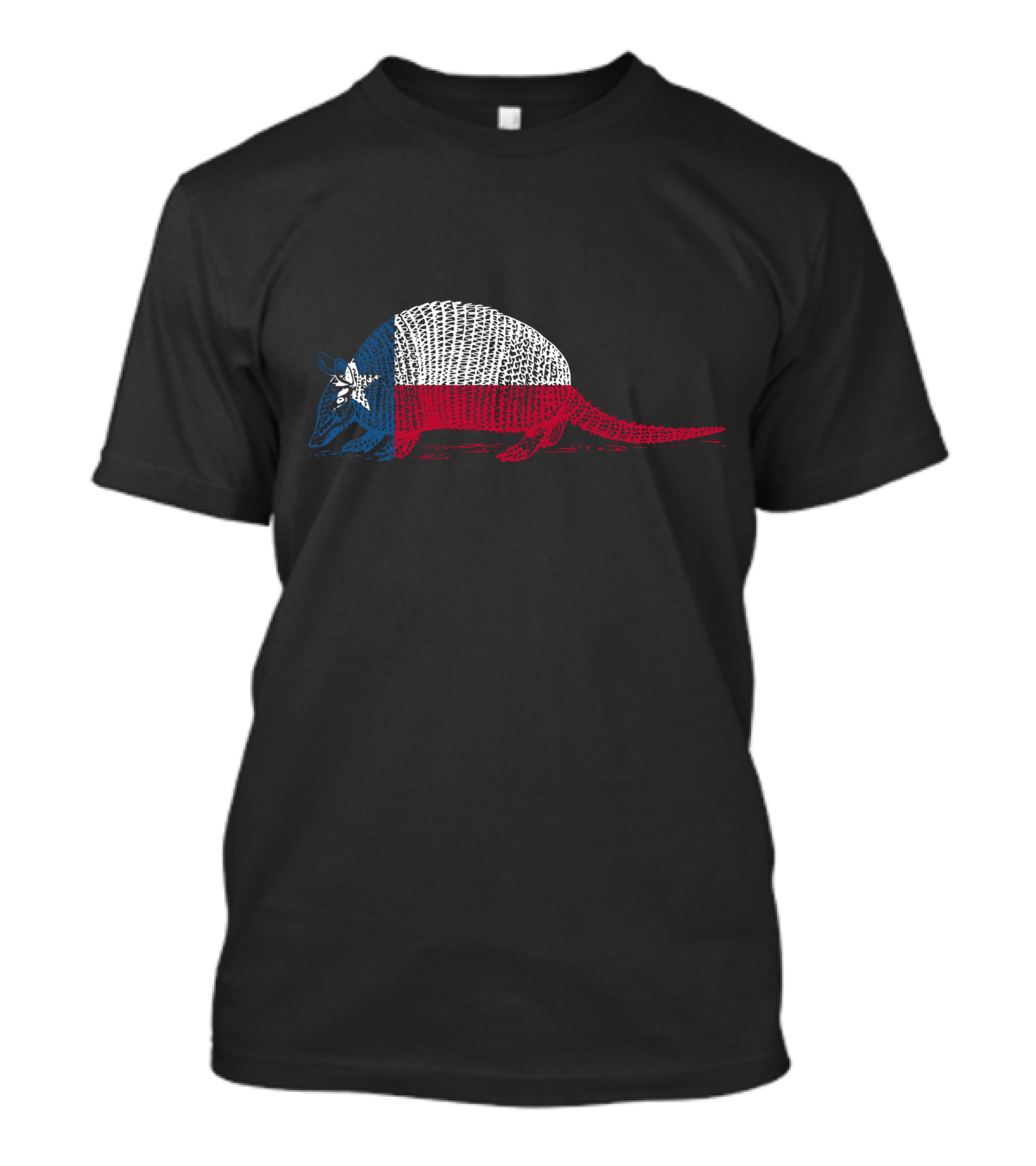 Armadillo Texas Flag Colors Texan Pride Armadillo T-Shirt