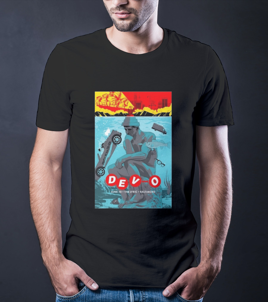 Devo June 10 2026 The Lyric Baltimore Freedom Of Choice T-Shirt