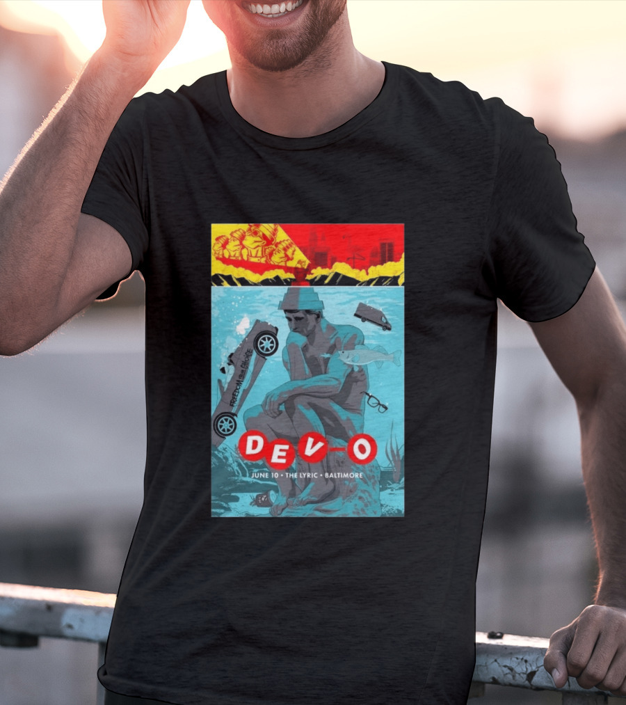 Devo June 10 2026 The Lyric Baltimore Freedom Of Choice T-Shirt