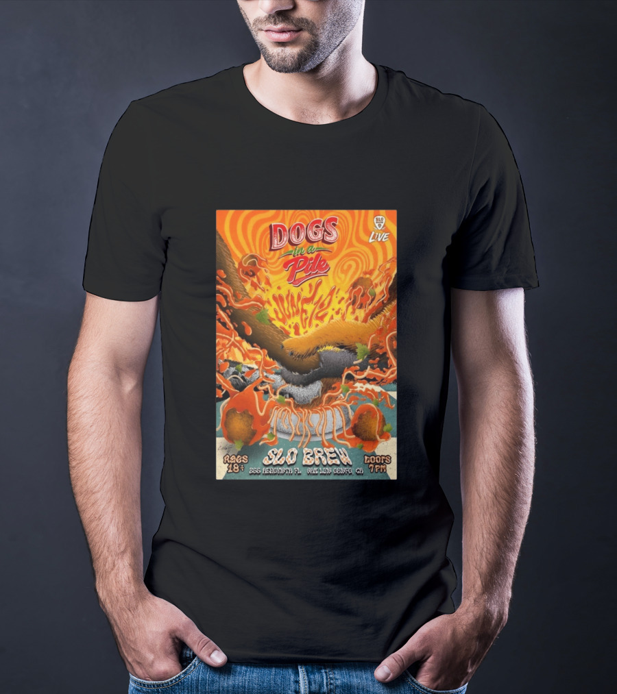 Dogs In A Pile SLO Brew San Luis Obispo June 12 2026 Live Event T-Shirt