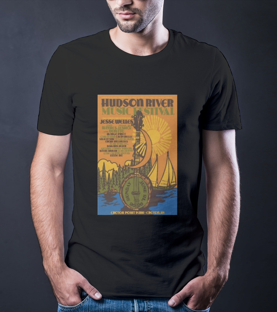 Hudson River Music Festival 2026 Croton Point Park June 21 Jesse Welles Haynes Jesh Donato Marco Price T-Shirt