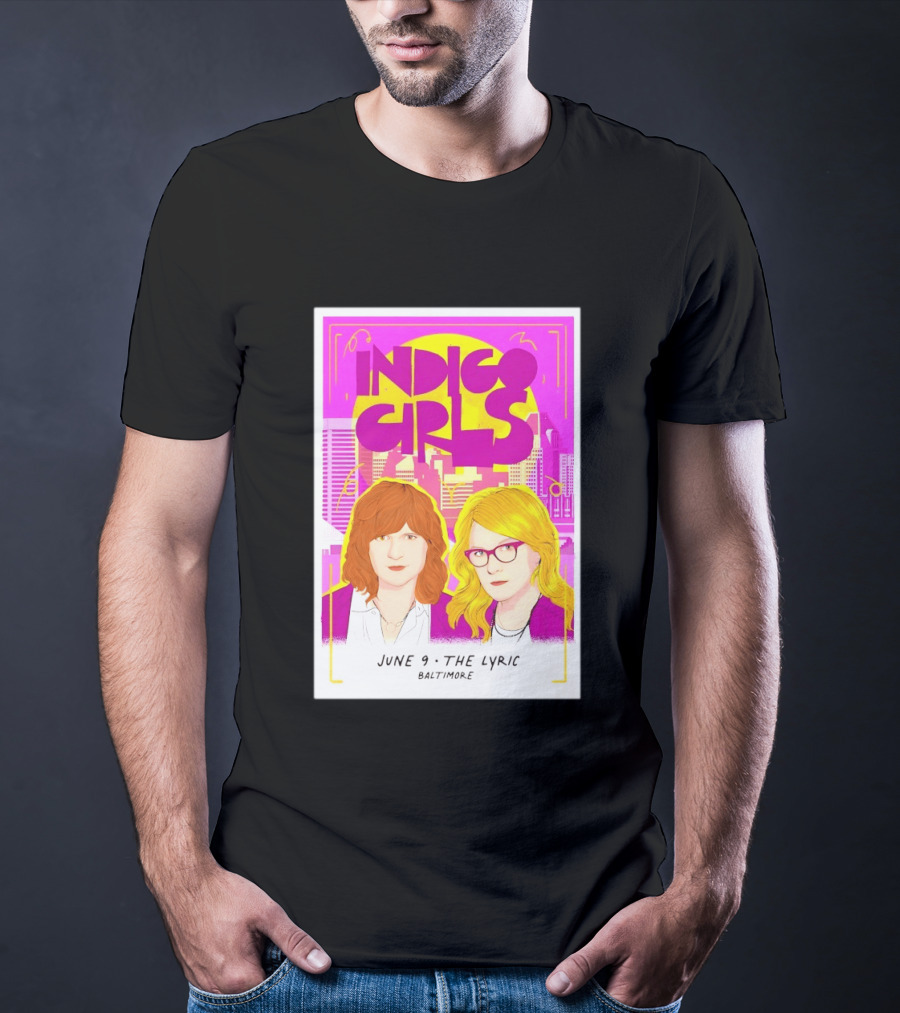 Indigo Girls June 9 The Lyric Baltimore Concert T-Shirt