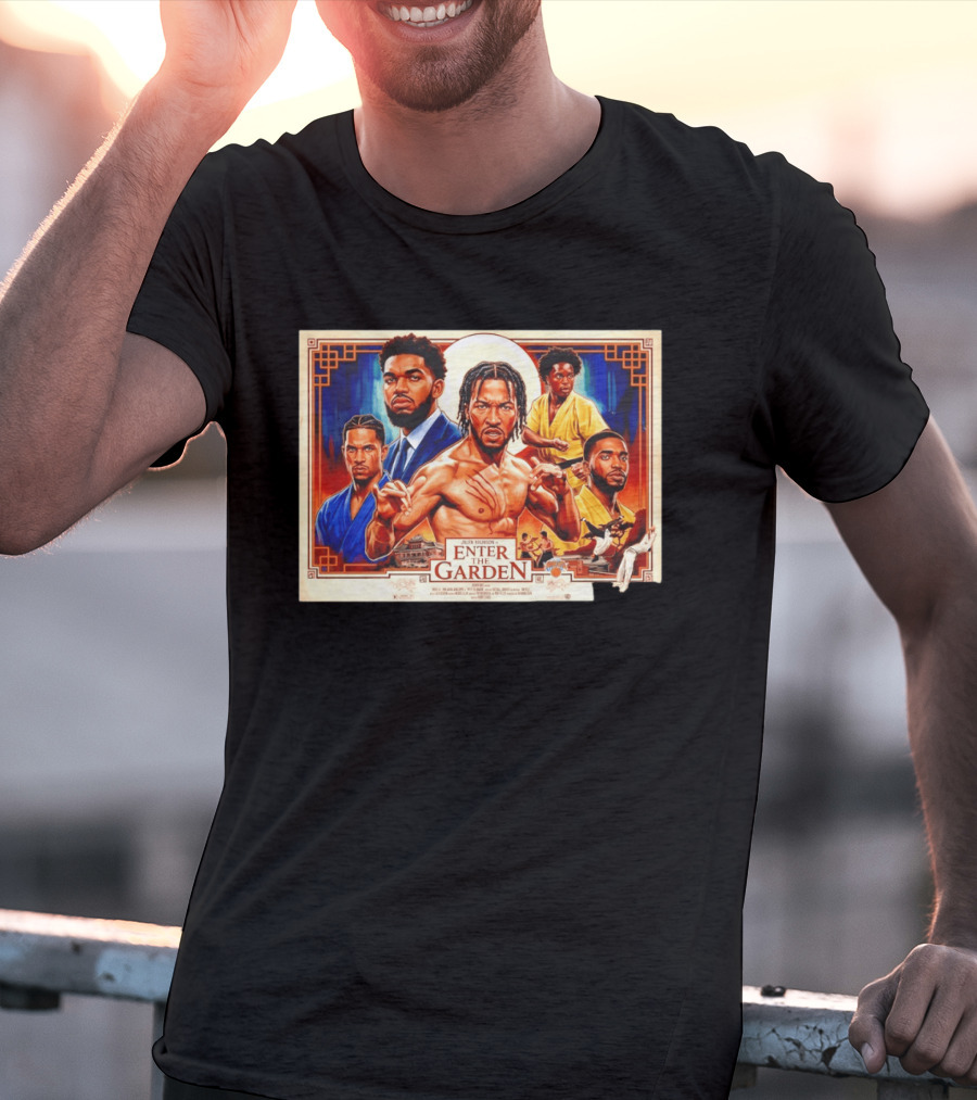 Jalen Brunson Enter The Garden New York Knicks Basketball Enter The Dragon T-Shirt