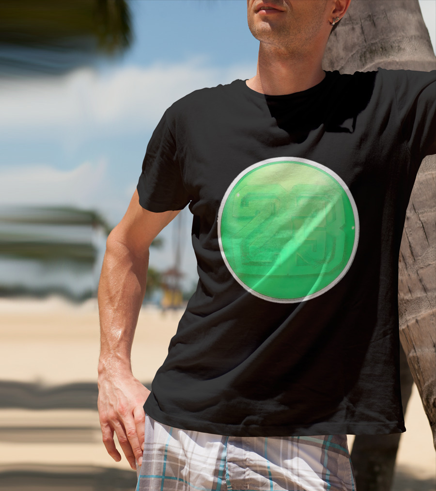 Michael Jordan 23 Green Basketball T-Shirt