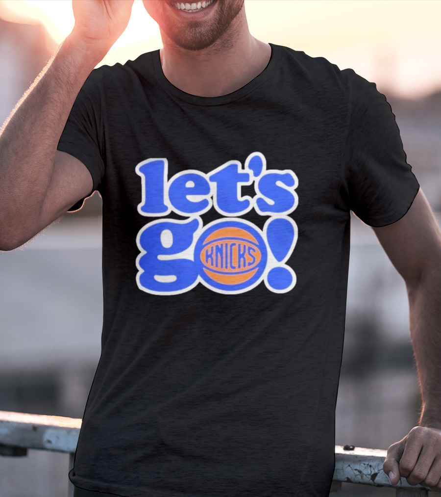 New York Knicks Let's Go NBA 2026 Celebration T-Shirt