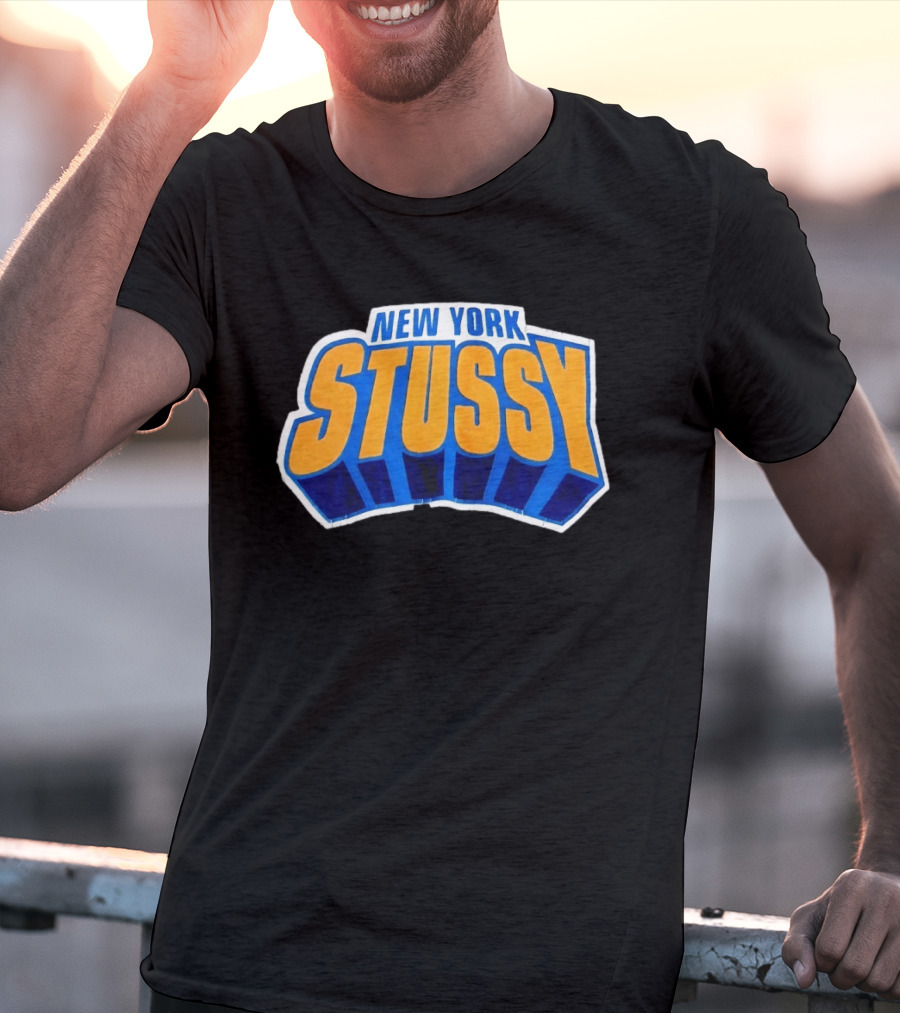 New York Stussy Knicks Collaboration T-Shirt