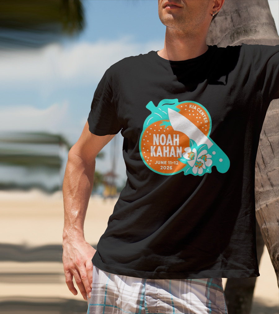 Noah Kahan June 11 12 2026 Kia Center Event Orlando FL T-Shirt