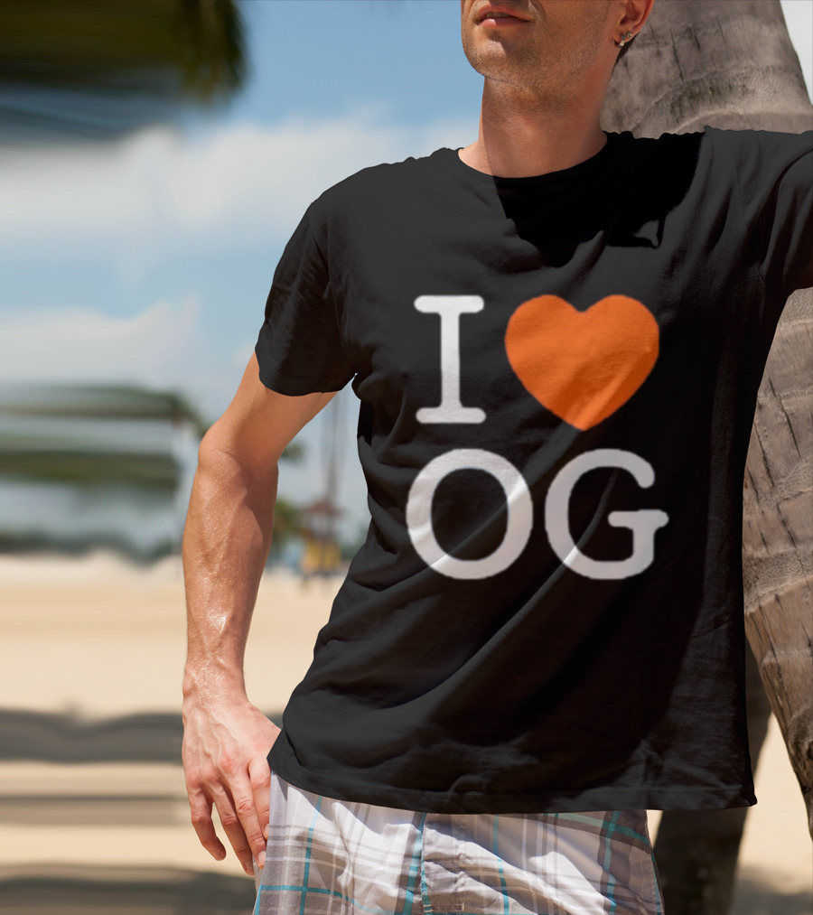 I Love OG Anunoby Orange Heart Knicks T-Shirt
