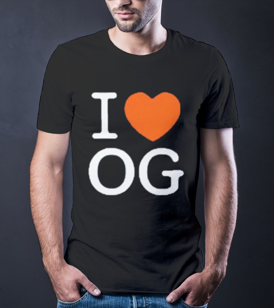 I Love OG Anunoby Orange Heart Knicks T-Shirt
