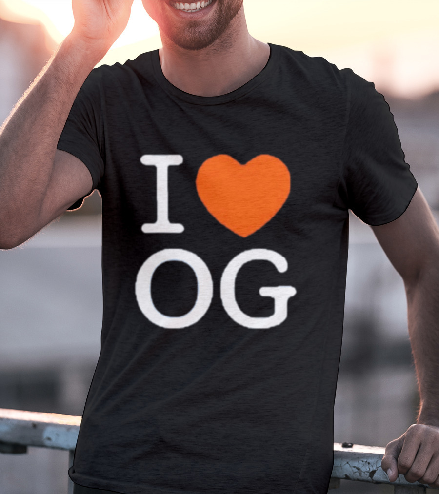 I Love OG Anunoby Orange Heart Knicks T-Shirt