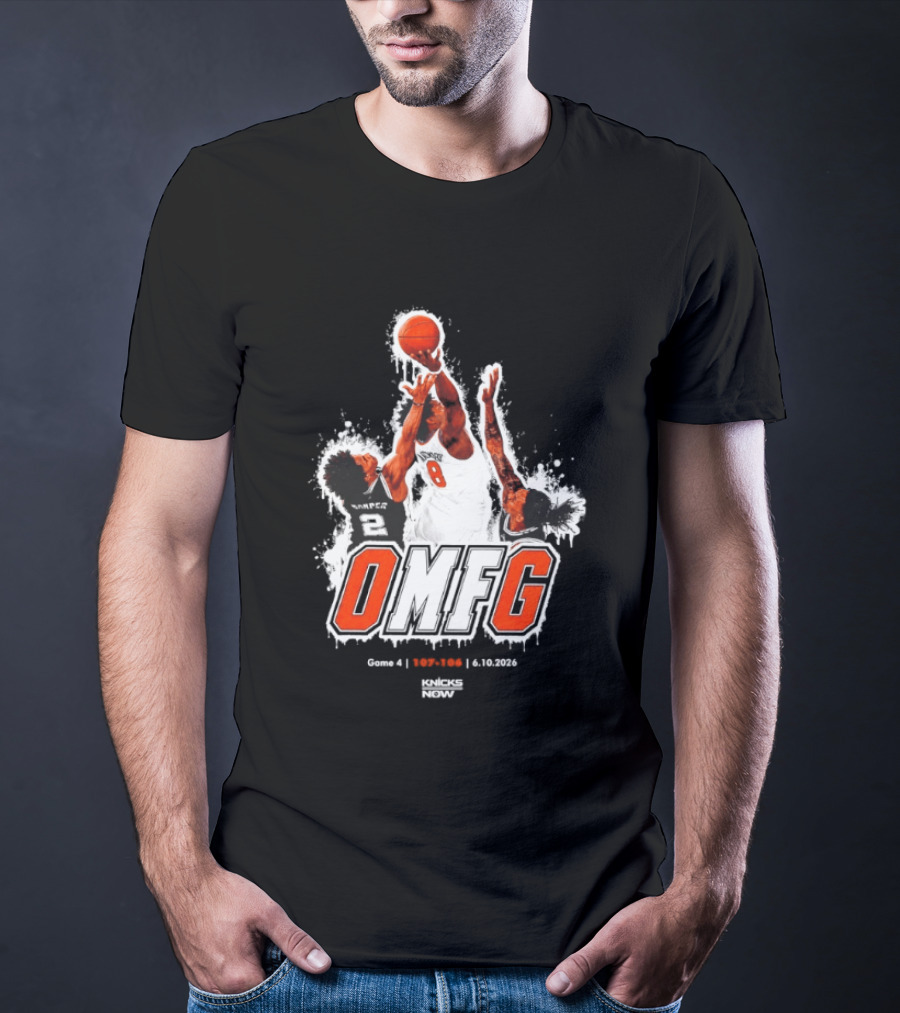 OMFG OG Anunoby New York Knicks Basketball Game 4 107 106 Knicks Now T-Shirt