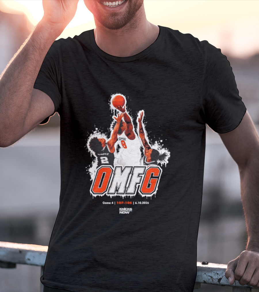 OMFG OG Anunoby New York Knicks Basketball Game 4 107 106 Knicks Now T-Shirt