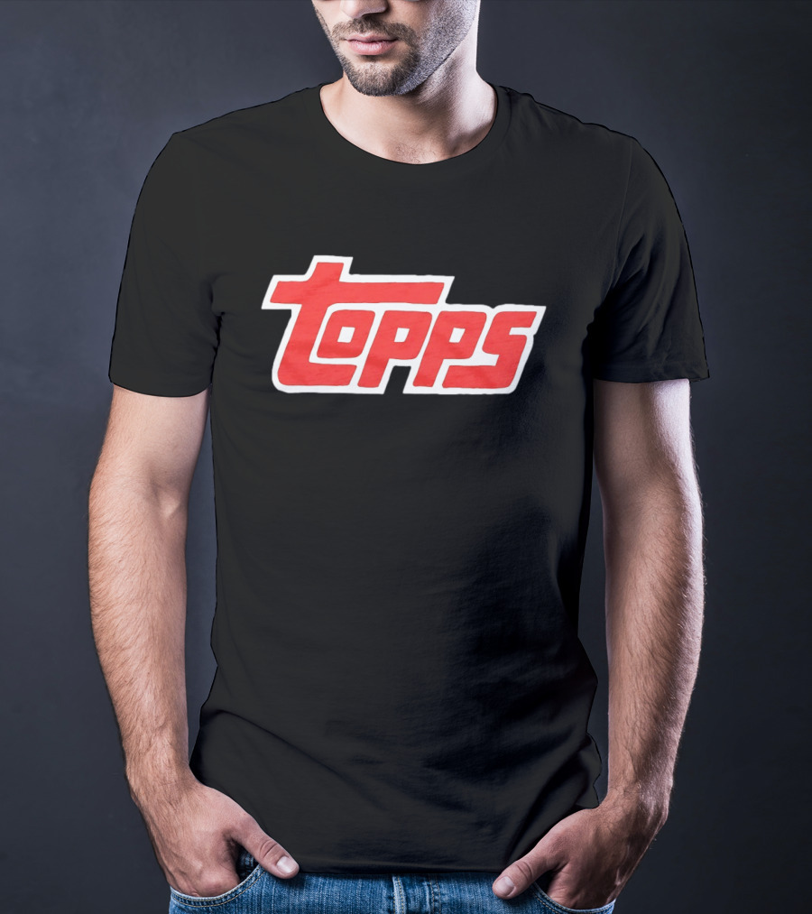Topps Baseball Card Company Retro Red T-Shirt