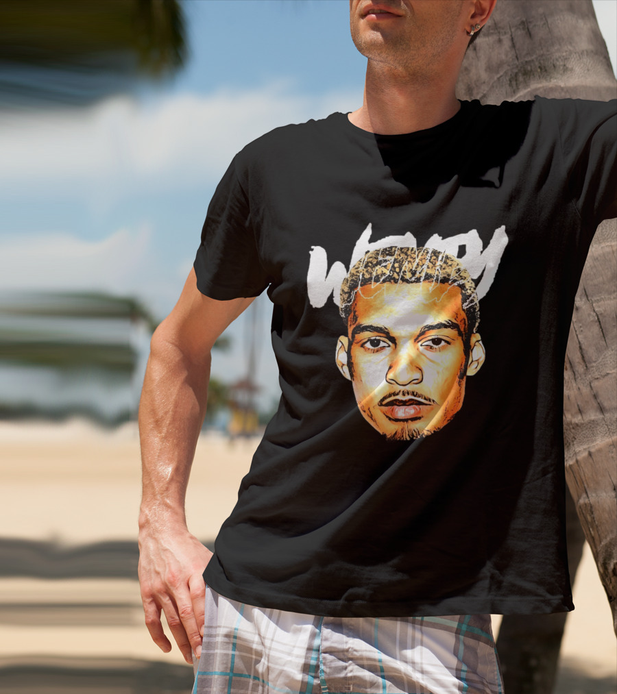 Victor Wenby Bold Basketball Star Big Head T-Shirt
