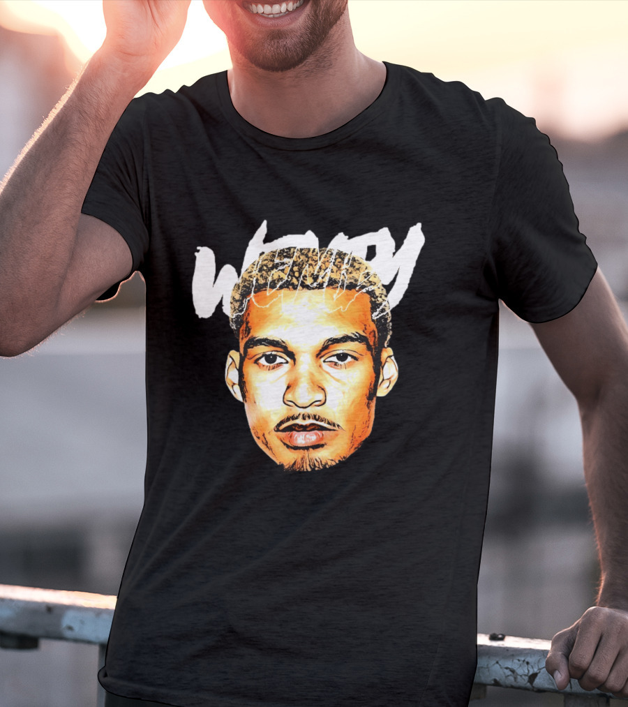 Victor Wenby Bold Basketball Star Big Head T-Shirt