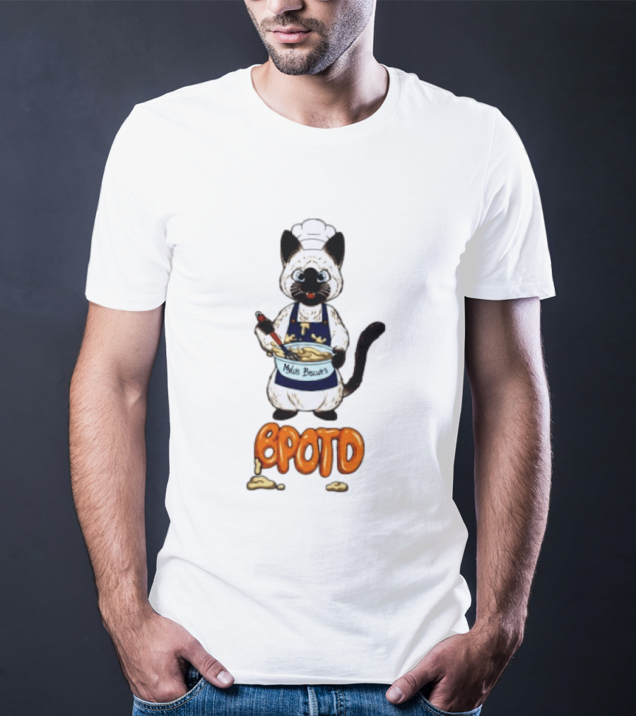 BPOTD Milo's Biscuits Cat Chef Baking T-Shirt