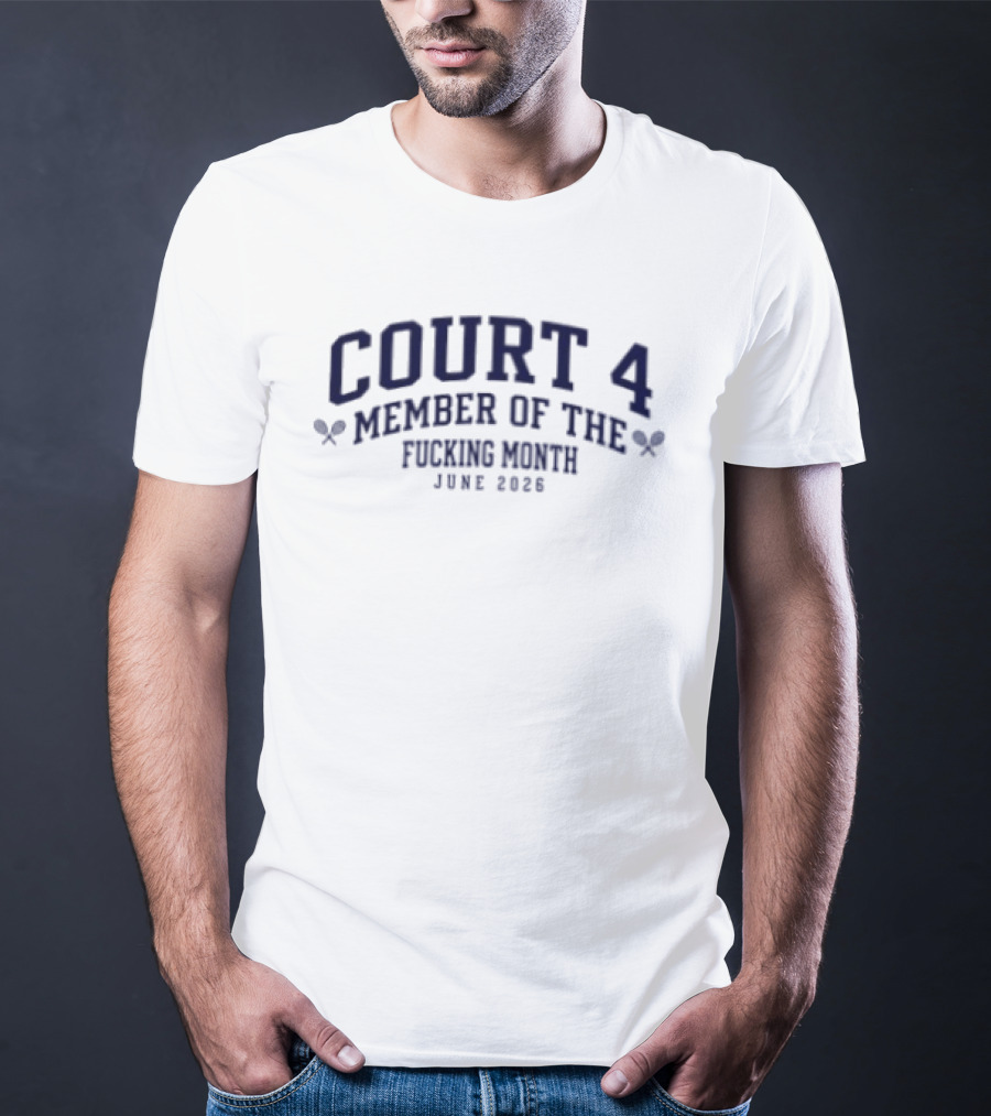 Court4 Member Of The Month June 2020 T-Shirt