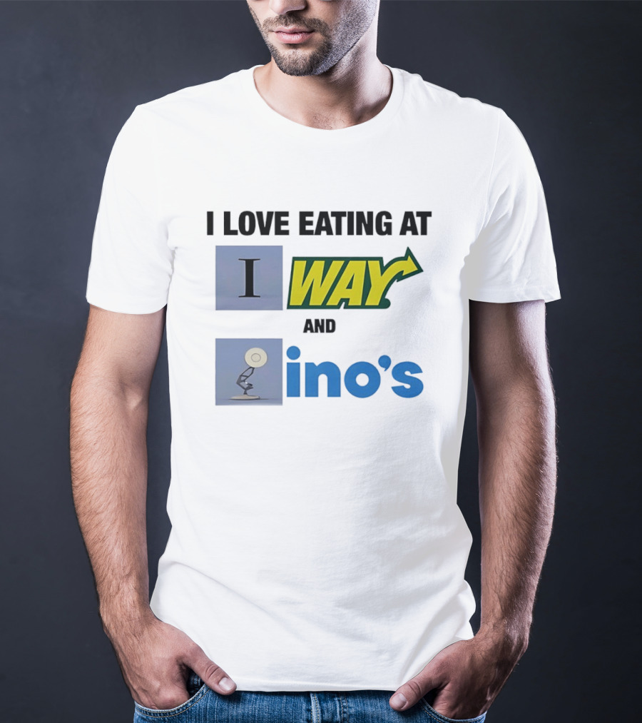 I Love Eating At IWAY And Ino's Lamp T-Shirt