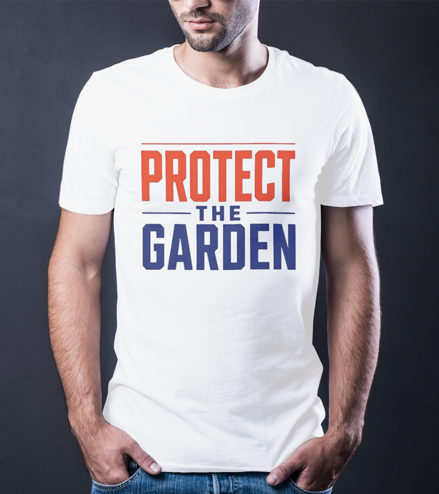 New York Knicks Protect The Garden Madison Square Basketball Team T-Shirt