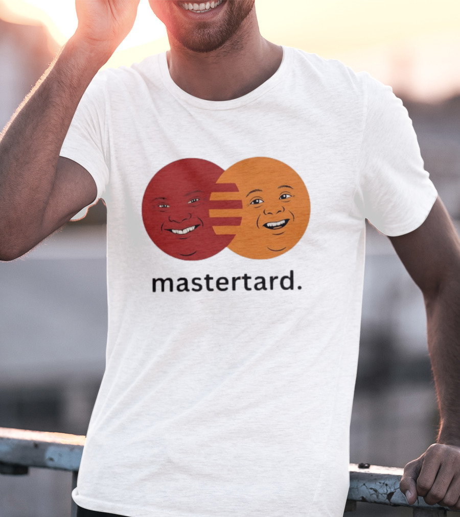 Mastertard Meme Funny Smile Parody Circles T-Shirt