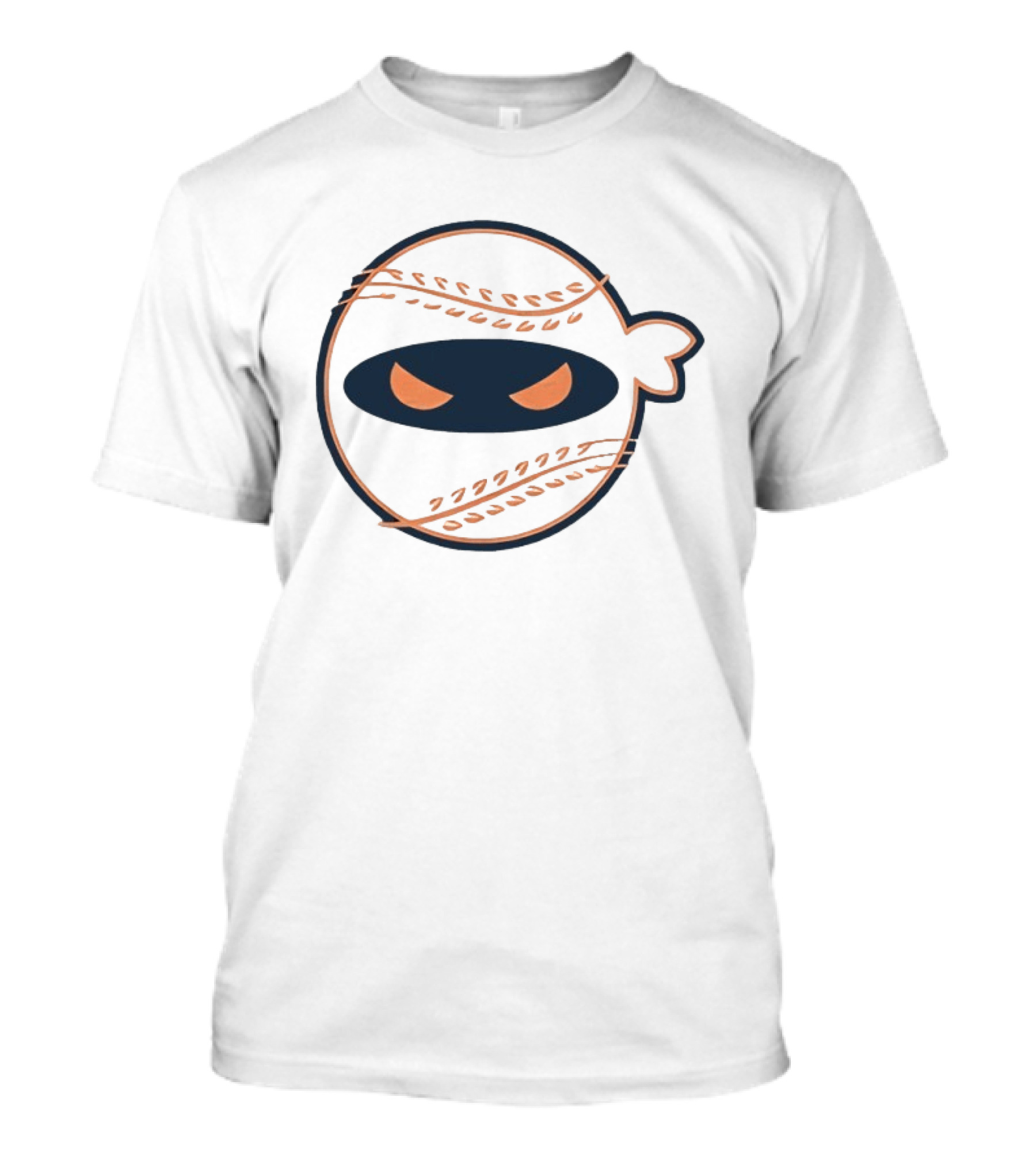 Pitching Ninja Baseball Icon Wisco T-Shirt