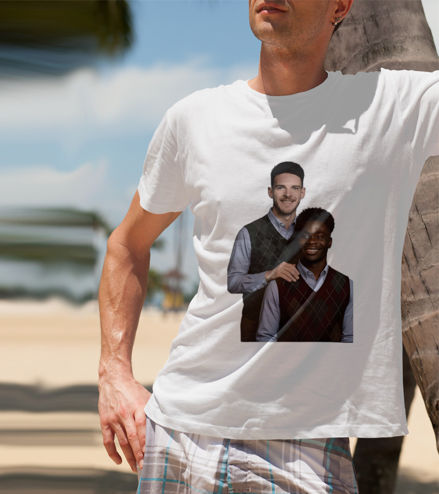 Saka Declan Rice Step Brother Arsenal FC Football Duo T-Shirt