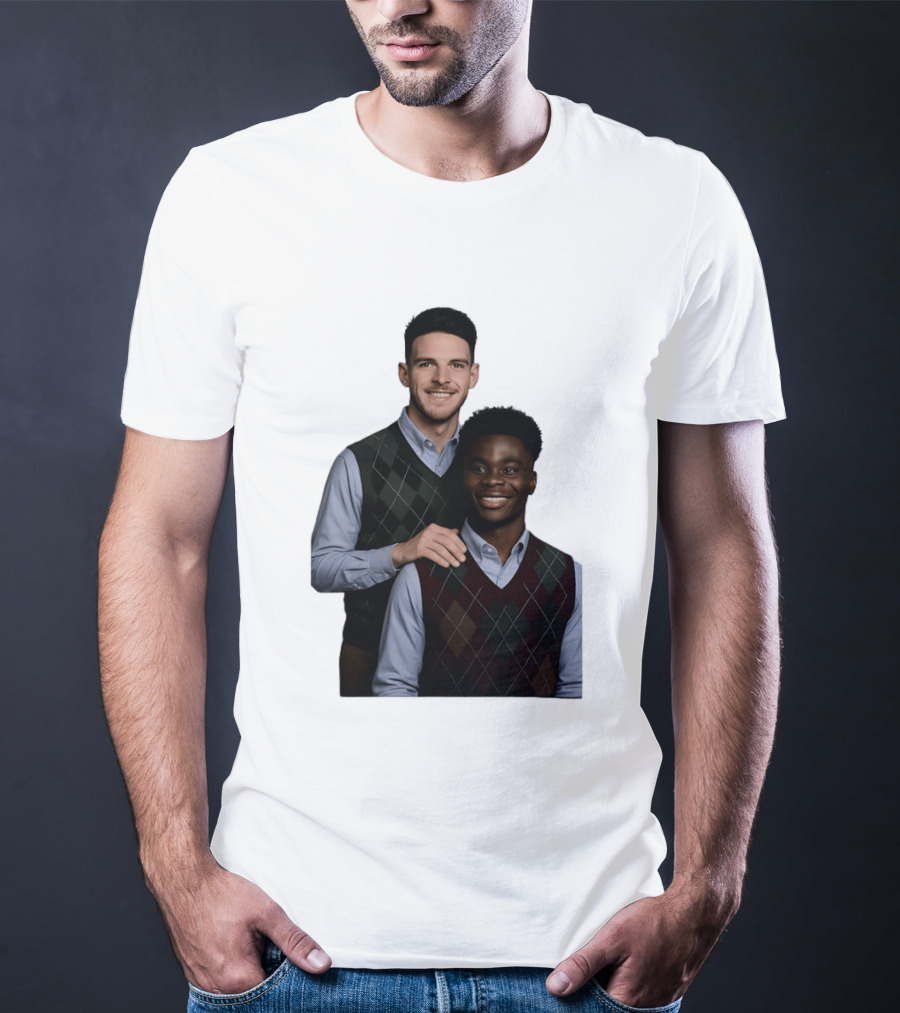 Saka Declan Rice Step Brother Arsenal FC Football Duo T-Shirt