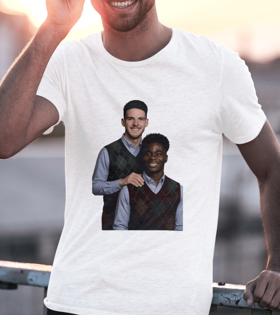 Saka Declan Rice Step Brother Arsenal FC Football Duo T-Shirt