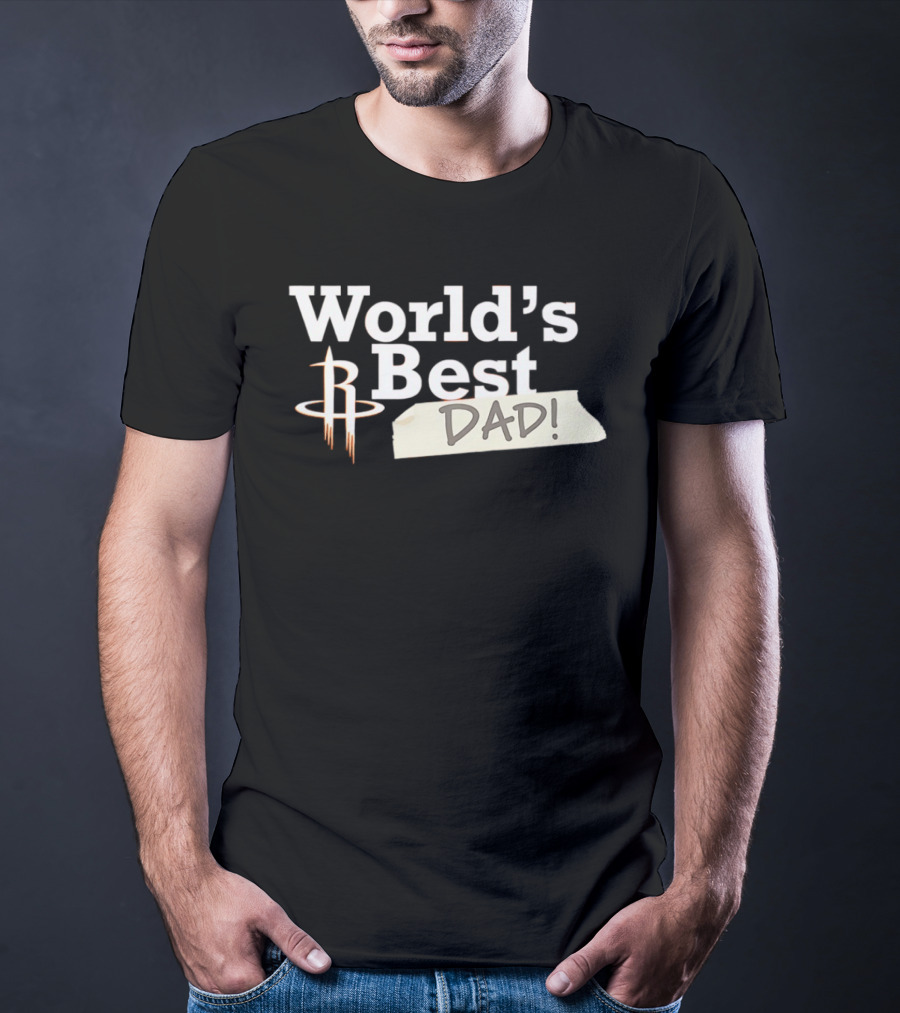 Houston Rockets World's Best Dad 2026 Dad! T-Shirt