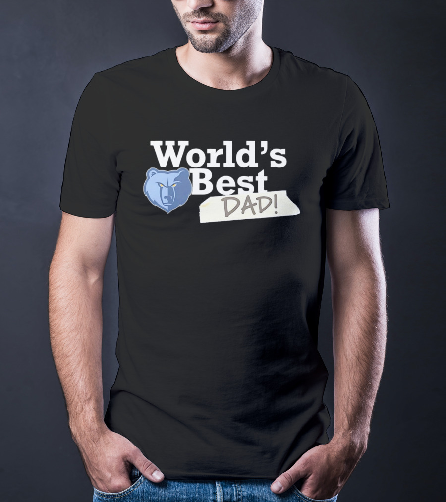 Memphis Grizzlies World's Best Dad 2026 Fathers Day T-Shirt